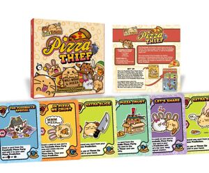 Fuzzballs pizza thief cute cat card game proc