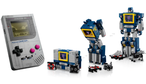 Lego soundwave and gameboy