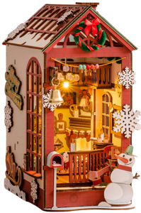 Christmas interior Book nook