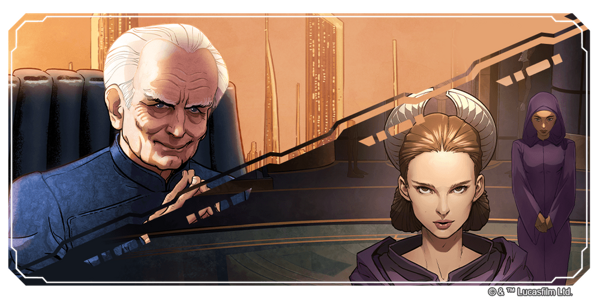 Star Wars Unlimited Palpatine Padme