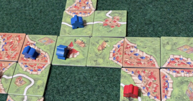 Claim your meeple then your land and you'll be ready to play
