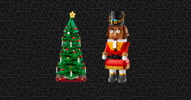 Lego Christmas Tree and Nutcracker