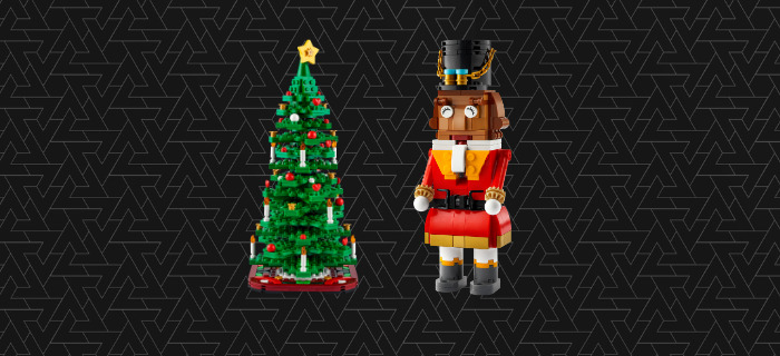 Lego Christmas Tree and Nutcracker
