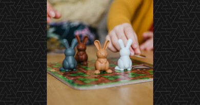 Easter Gift Guide Blog Header image of Rabbits from Grabbit
