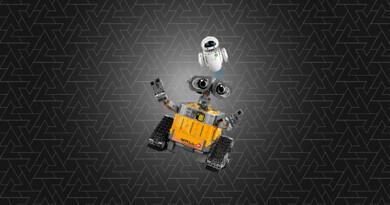 A Lego Love Story with Wall-E and Eve