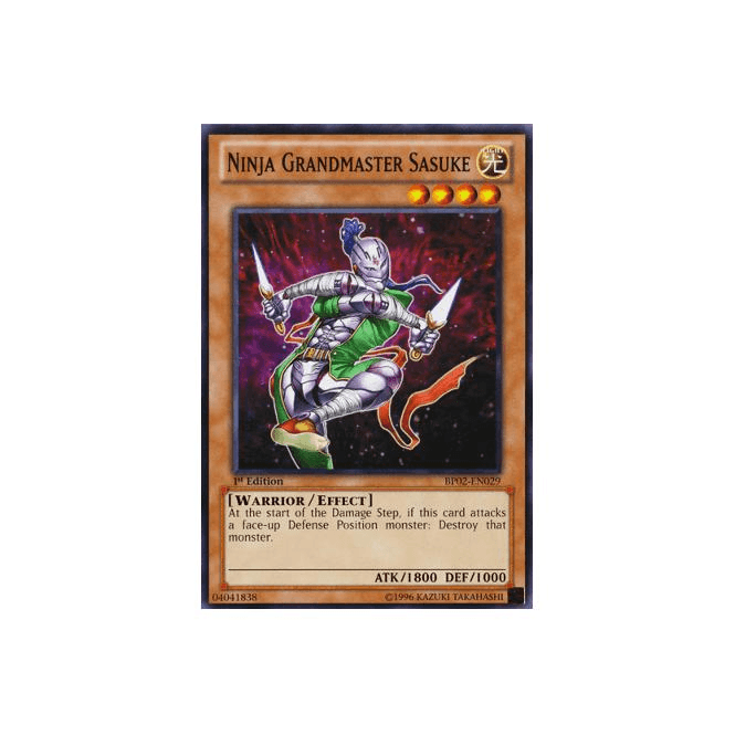 sasuke yugioh card Ninja Grandmaster - Yu-Gi-Oh! Database Effect Monster Rarity Yu-Gi-Oh! TCG: Ninja Grandmaster Sasuke