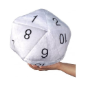 Ultra Pro Jumbo D20 Plush Dice : White