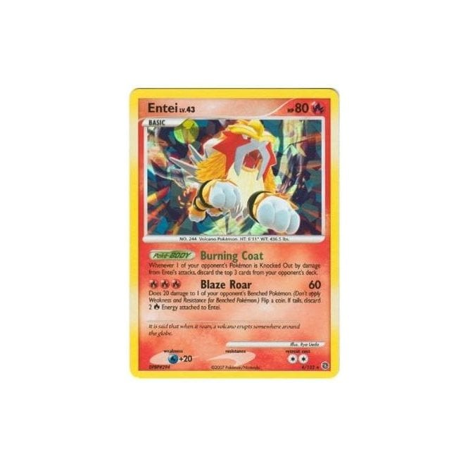 Pokemon Single Promotional Card - Shiny Entei 4/132 | Chaos Cards Pokemon Single Promotional Card - Shiny Entei 4/132 | Chaos Cards