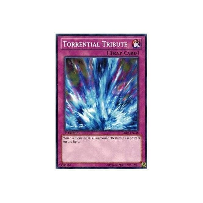 YuGiOh! Card SD2EN025 Torrential Tribute Chaos Cards