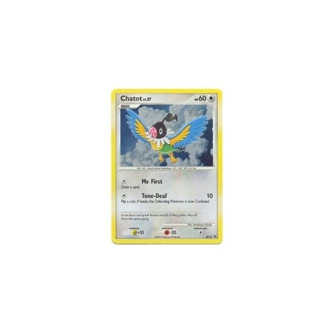 Pokemon Single Promotional Card - Chatot DP14 | Chaos Cards Pokemon Single Promotional Card - Chatot DP14 | Chaos Cards