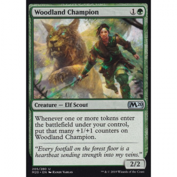 Woodland Champion (FOIL) : MAGIC 2020 205/280 - Magic the Gathering Single Card