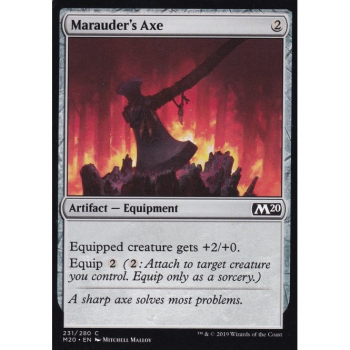 Marauder's Axe (FOIL) : MAGIC 2020 231/280 - Magic the Gathering Single Card
