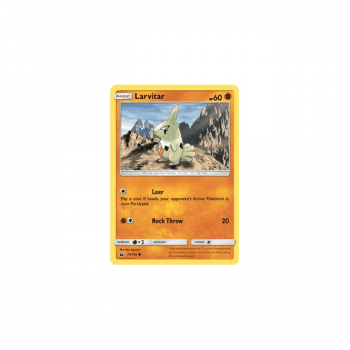 Larvitar : SUN AND MOON - CELESTIAL STORM 074/168 - Pokemon Single Card