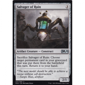 Salvager of Ruin (FOIL) : MAGIC 2020 237/280 - Magic the Gathering Single Card