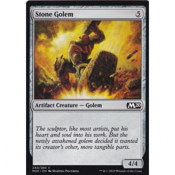 Stone Golem (FOIL) : MAGIC 2020 240/280 - Magic the Gathering Single Card