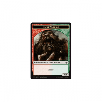 Giant Warrior (TOKEN) : MODERN MASTERS 2017 TOKEN 17/21 - Magic the Gathering Single Card
