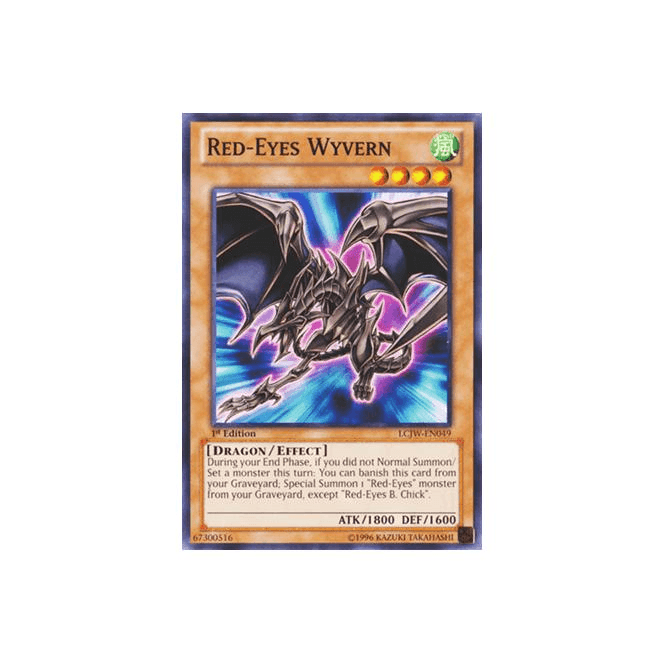 YuGiOh! Card LCJWEN049 RedEyes Wyvern Chaos Cards