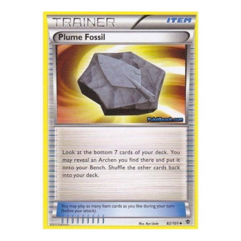Plume Fossil : B&W - PLASMA BLAST 082/101 - Pokemon Single Card