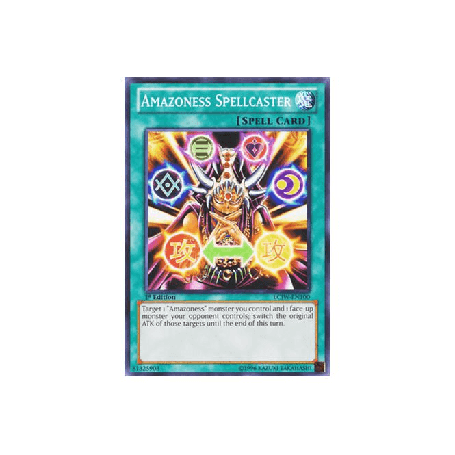 Yu-Gi-Oh! Card LCJW-EN100 Amazoness Spellcaster (Common) | Chaos Cards