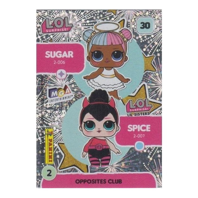 L.O.L. Surprise Single Card 030 OPPOSITES CLUB Chaos Cards