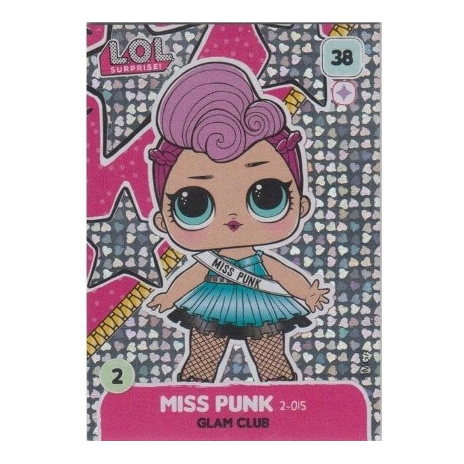 L.O.L. Surprise Single Card 038 MISS PUNK GLAM CLUB Chaos Cards