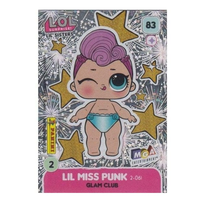 L.O.L. Surprise Single Card 083 LIL MISS PUNK GLAM CLUB