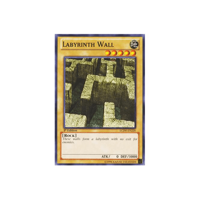 Yu-Gi-Oh! Card LCJW-EN220 Labyrinth Wall (Common) | Chaos Cards Yu-Gi-Oh! Card LCJW-EN220 Labyrinth Wall (Common) | Chaos Cards