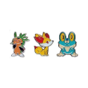 Pokemon Collector's Kalos Pin 3 Pack Blister, Chespin, Froakie, Fennekin - Image 6