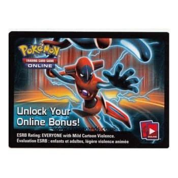 Pokemon Code Card : Team Plasma Tin - Deoxys for Online Play only - X 1