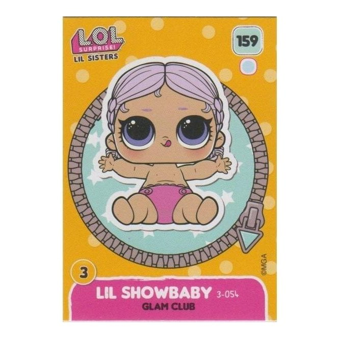 L.O.L. Surprise Single Card 159 LIL SHOWBABY GLAM CLUB