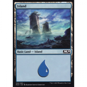Island (FOIL) : MAGIC 2020 266/280 - Magic the Gathering Single Card