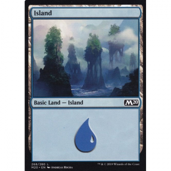 Island (FOIL) : MAGIC 2020 268/280 - Magic the Gathering Single Card
