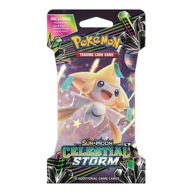 Pokemon Blister Booster Pack (10 Cards) - Jirachi - Sun and Moon Celestial Storm Pokemon Blister Booster Pack (10 Cards) - Jirachi - Sun and Moon Celestial Storm