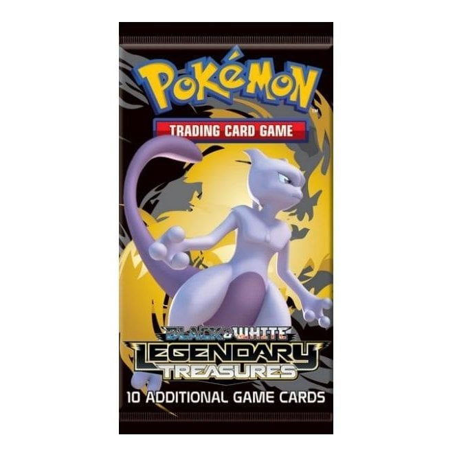 Pokemon Sealed Booster Pack 10 Cards Black White Legendary Treasures