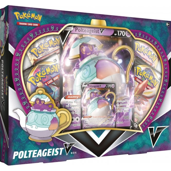 Pokemon Sword And Shield Polteageist V Collection Box Pokemon Sword And Shield Polteageist V Collection Box