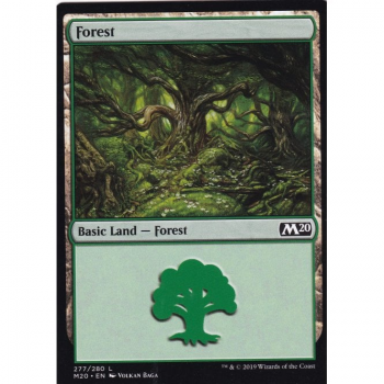 Forest (FOIL) : MAGIC 2020 277/280 - Magic the Gathering Single Card