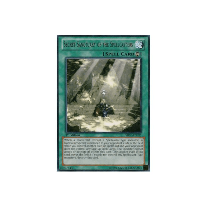 Yu-Gi-Oh! Card SHSP-EN095 Secret Sanctuary of the Spellcasters (Rare) |  Chaos Cards