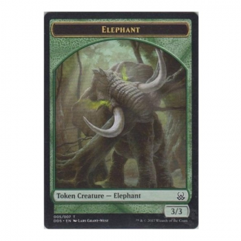 Elephant (TOKEN) : DUEL DECKS: MIND VS. MIGHT TOKEN 05/65 - Magic the Gathering Single Card