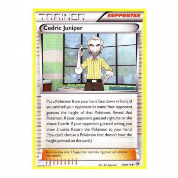 Cedric Juniper : B&W - LEGENDARY TREASURES 110/113 - Pokemon Single Card