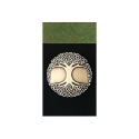 Third Die Standing Dice Bag : Celtic Tree Dice Bag Black - Image 2