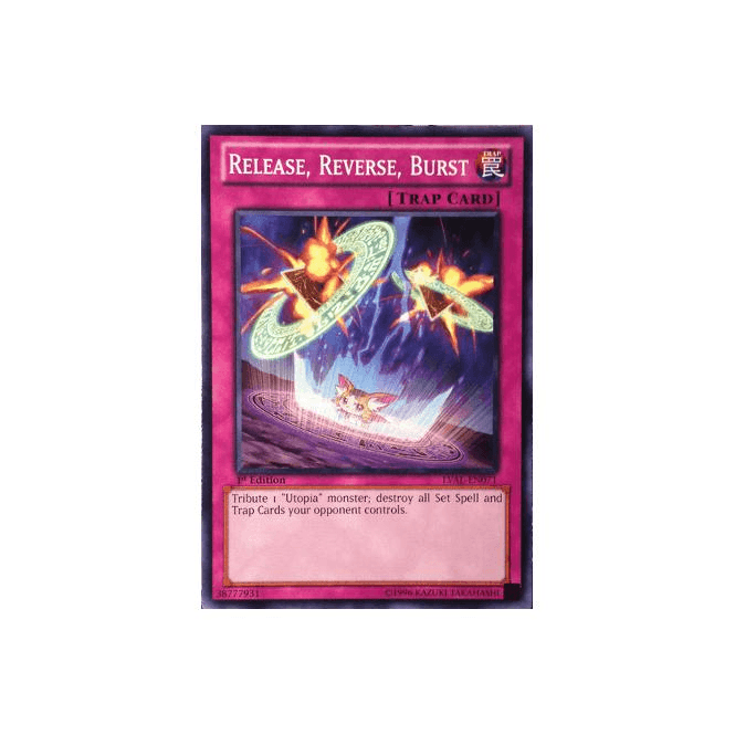 Yu-Gi-Oh! Card LVAL-EN071 Release, Reverse, Burst (Common) | Chaos Cards Yu-Gi-Oh! Card LVAL-EN071 Release, Reverse, Burst (Common) | Chaos Cards