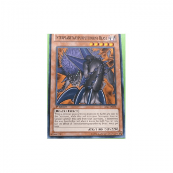 Interplanetarypurplythorny Beast (Common) : LVAL-EN098 - Yu-Gi-Oh! Single Card