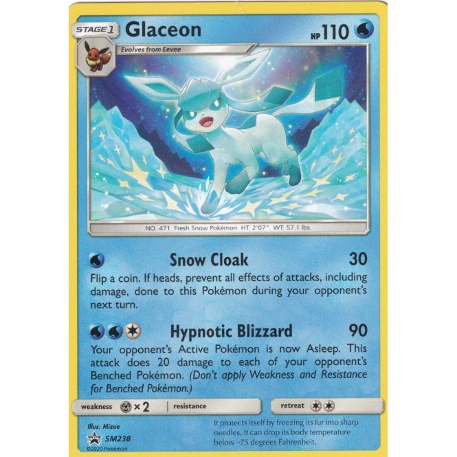 Pokemon Single Promotional Card - SM238 Glaceon