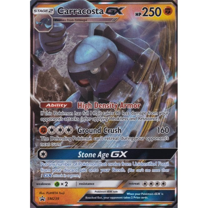 Pokemon Single Promotional Card - SM239 Carracosta GX Pokemon Single Promotional Card - SM239 Carracosta GX