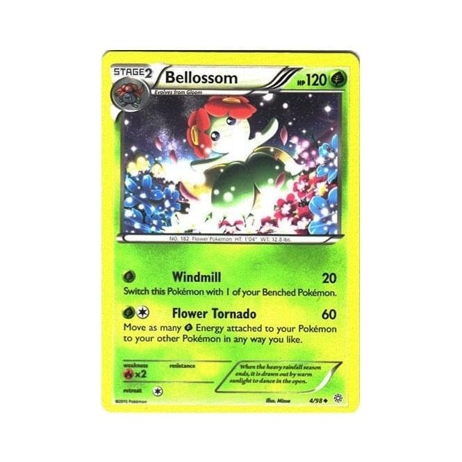 Pokemon Single Card XY - ANCIENT ORIGINS - 004A/98 (Cosmo Holo) : Bellossom  | Chaos Cards