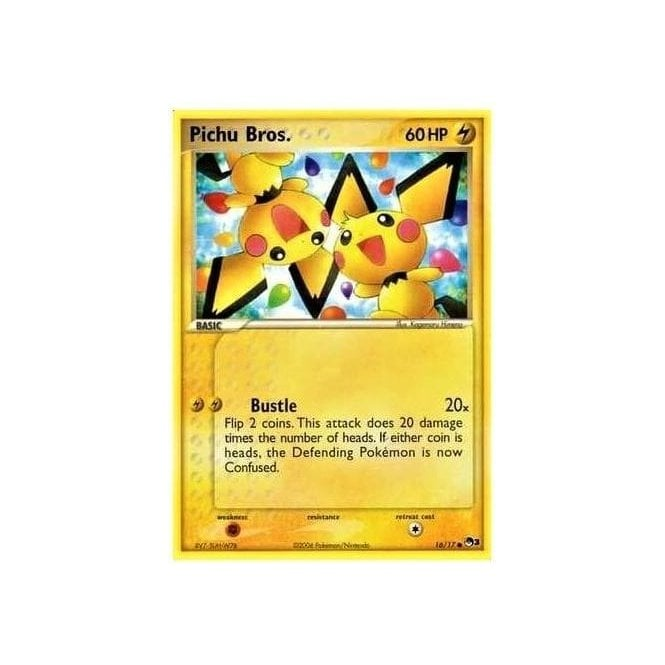 Pokemon Single Promotional Card - Pichu Bros POP3 16/17 | Chaos Cards Pokemon Single Promotional Card - Pichu Bros POP3 16/17 | Chaos Cards