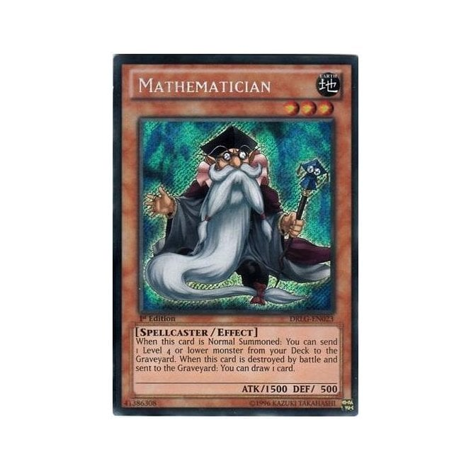 Yu-Gi-Oh! Card DRLG-EN023 Mathematician (Secret Rare) | Chaos Cards