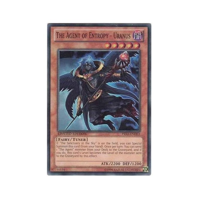 Yu-Gi-Oh! Card PRIO-ENDE3 The Agent of Entropy - Uranus (Super Rare) |  Chaos Cards