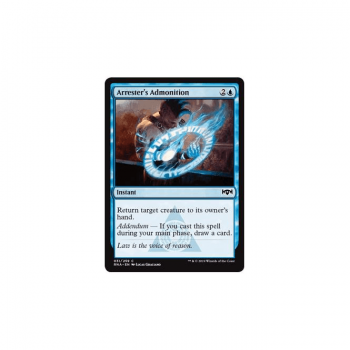 Arrester's Admonition : RAVNICA ALLEGIANCE 031/259 - Magic the Gathering Single Card