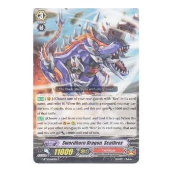 Swordhorn Dragon, Scathrex : G-BT10-060 - Cardfight!! Vanguard Single Card